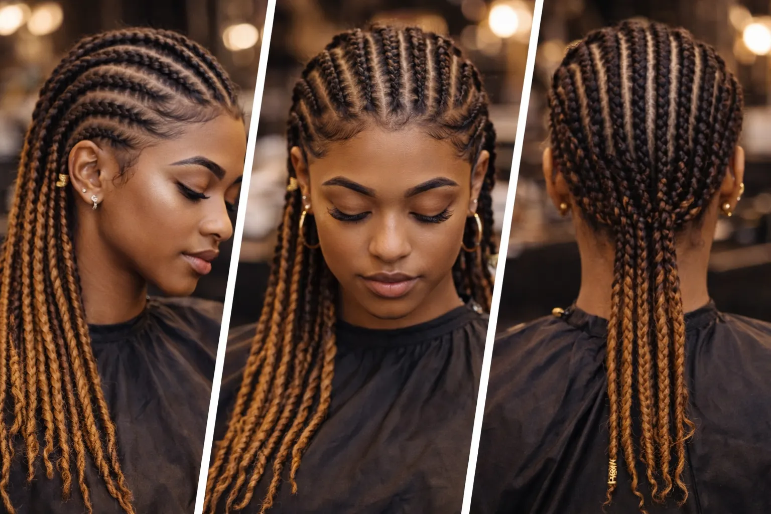 Tresse aux Motifs Simples (Femme)