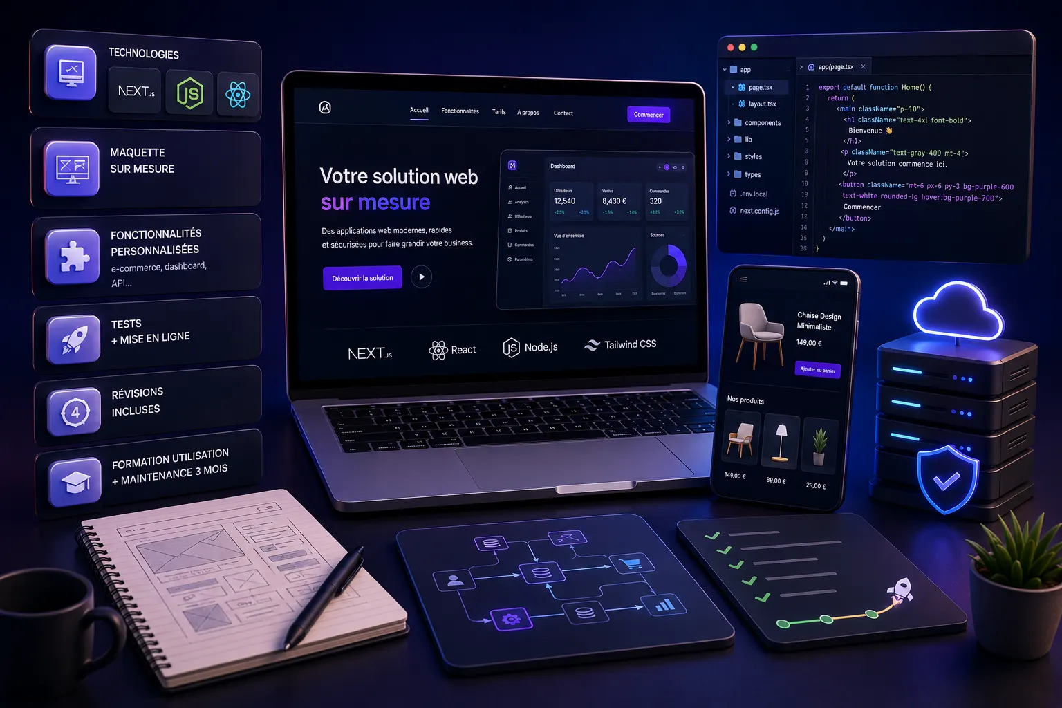 🖥️ Application Web sur Mesure